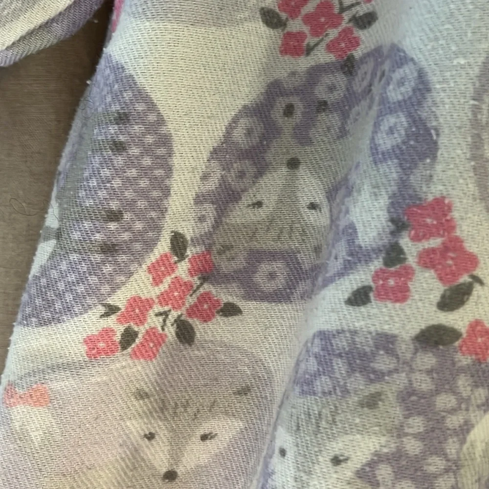 Pottery barn kids friendly fox flannel nightgown